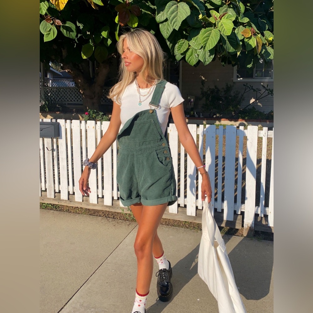 Princess Polly- Kacey Overalls Khaki TALL